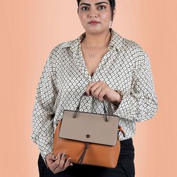 Mochi Colourblocked Structured Satchel-picture-17