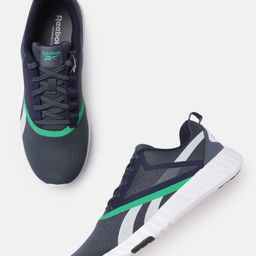 Reebok Men Navy Blue Woven Design Cornwall Running Shoes-picture-57