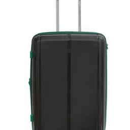 United Colors of Benetton Black Emerald Plus Textured Large Hard Sided Checked Luggage-picture-49