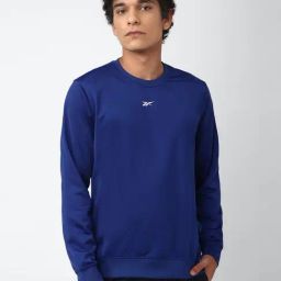 Reebok Blue Regular Fit Sweatshirt-image-44