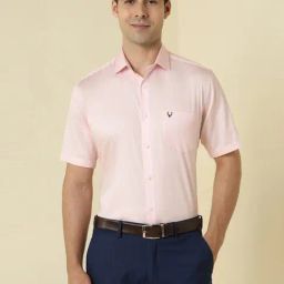 Allen Solly Pink Slim Fit Shirt-image-72