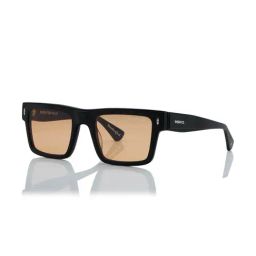 Shisen Fox Orange Gradient Square Unisex Sunglasses-image-56