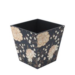 Reinvention Factory Black Flower Printed Open Bin image 5