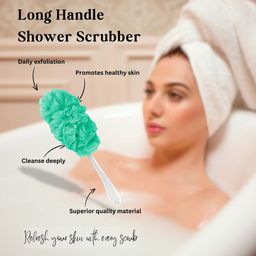 CareDone Soft Long Loofah with Handle image 5