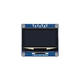 Waveshare 1.54inch OLED Display Module, 128×64 Resolution, SPI / I2C Communication blue image 2