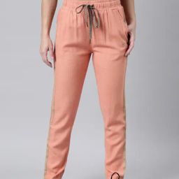 SHOWOFF Orange Regular Fit Trackpants-picture-25