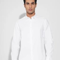 Peregrine By Pantaloons White Regular Fit Printed Shirt-picture-20
