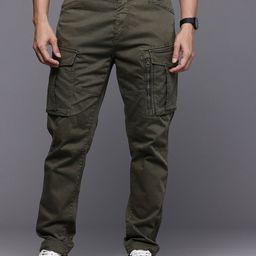 NEXT Men Slim Fit Cargos Trousers-image-36