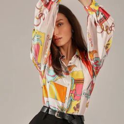 Vero Moda Multicolor Printed Shirt-image-17