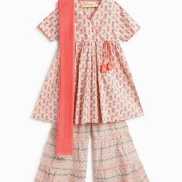Campana Peach Cotton Printed Suite Sets-image-82