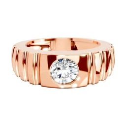 Sparkles Lab Grown Diamond 14k (585) Rose Gold Ring for Women-picture-0