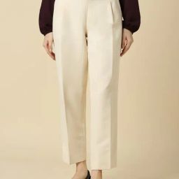 Allen Solly Beige Mid Rise Trousers-image-58