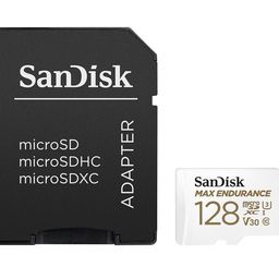 SanDisk V30 128GB MAX Endurance microSDHC Card with Adapter image 2