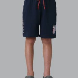 Van Heusen Regular Fit Smart Tech Easy Stain Release Shorts - Denim Melange-picture-15