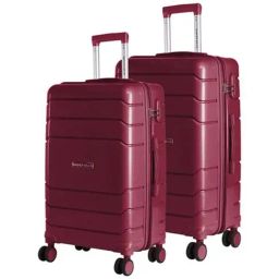 Nasher Miles Lisbon Polypropylene Burgundy Hardsided Luggage Set (NM 10312 Lisbon Burgundy S2-24-28)-image-32