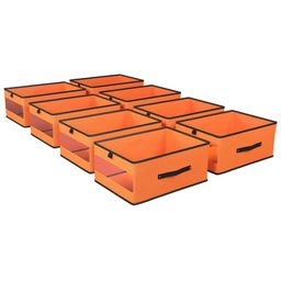 Kuber Industries Orange Set of 6 Regular Multi-Utility Organisers image 2