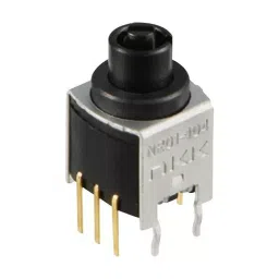 NKK SWITCHES ROTARY SWITCH, SP4T, 0.4VA, 28VAC/DC, TH, NR01104ANG13-picture-46