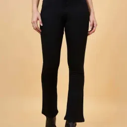 SF Jeans by Pantaloons Rinse Black Cotton Plain Jeans-image-57