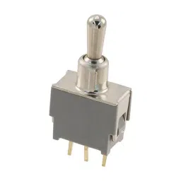 NIDEC COMPONENTS TOGGLE SWITCH, SPDT, 0.05A, 60VAC, TH, ATE1E-2M3-10-Z-16