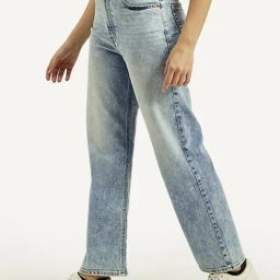 Levi's Light Blue Straight Fit Jeans-picture-45