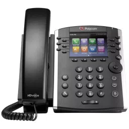 polycom Bussiness Media Phone 8.1 inches (206 mm) Width Plastic Black, VVX 401-24