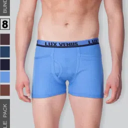 LUX Venus Assorted Cotton Pocket Trunks - Pack of 8-picture-36
