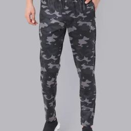 Van Heusen Flex Grey Slim Fit Camouflage Trackpants-picture-11