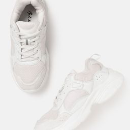 Mast & Harbour Women Self-Striped Woven Design Everyday Sneakers-27