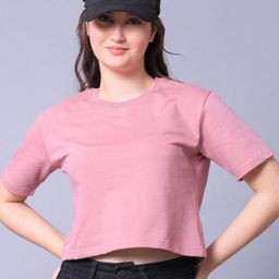 Lazy Lush Women Solid T-shirt-13