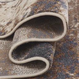 Obsessions Brown Polypropylene Abstract Anti-Static Floor Runner image 4