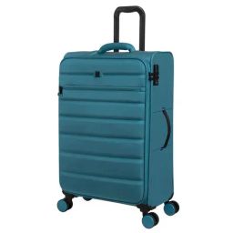 it luggage Census Teal Blue Medium 24 inches Softsided Luggage Trolley with TSA Lock-image-56