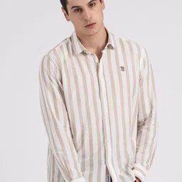 Red Tape Men Relaxed Opaque Striped Casual Shirt-image-93