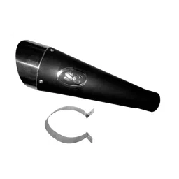 RA Accessories Black SC Silencer Exhaust for Harley Davidson CVO-image-72