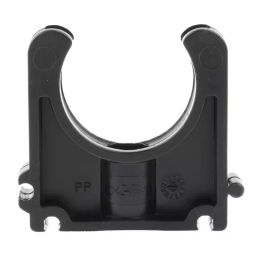Georg Pipe Clamp Fischer PP Black 0.63inx2inx1.42in 0.24in, 167061038 (Pack of 5)-image-77