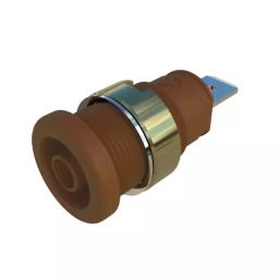 HIRSCHMANN TEST AND MEASUREMENT Banana Connector Brown male 4 mm Tab Termination 32A 1kV Gold Plating, 972356105 (Pack of 50)-image-19