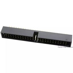 MULTICOMP PRO Pin Headers CONN, HEADER, R/A, 50POS, 2ROW, 2.54MM, MC-254-50-00-RA-DIP-68