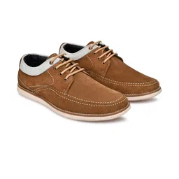 G L Trend Men Colourblocked Suede Boat Shoes-image-85