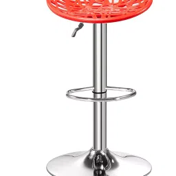 Da URBAN Spiderweb Height Adjustable Bar Stool Chair (Red)-38