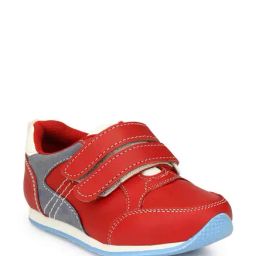 Tuskey Kids Red Leather Sneakers-image-78