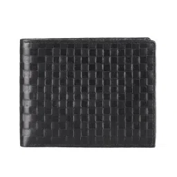 Kara Black Formal Leather Bi-Fold Wallet For Men-8