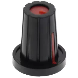 RS PRO 17 mm Black Potentiometer Knob for 6.4 mm Shaft D Shaped, 4676730-image-35