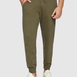Bewakoof Olive Loose Fit Oversized Joggers-picture-9