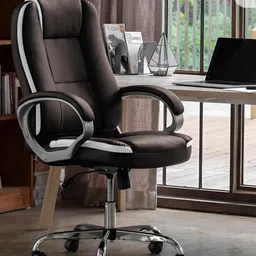 Oakcraft Brown Study & Durable Study Chair-image-17