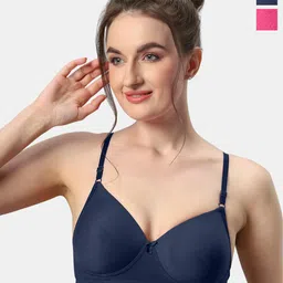 Sonari Pack Of 2 Medium Coverage Lightly Padded T-shirt Bras- All Day Comfort-picture-17