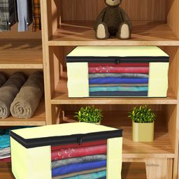 Kuber Industries Cream-Coloured Set of 6 Regular Drawer Organiser Organisers image 2