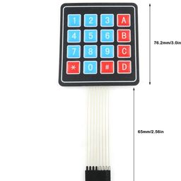IDUINO 2PCS 4 x 4 Matrix Array 16 Key Membrane Switch Keypad Keyboard Compatible with Ar-duino/AVR/PIC image 4