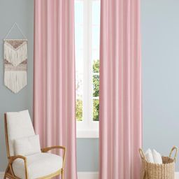 AADI TRADERS Pink Polyester Window Curtain-image-6