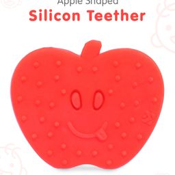 Apple Shaped Silicon Teether - Red-image-55