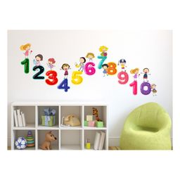 Wallstick Happy Kids with Numbers wall sticker Vinyl-picture-15