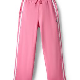 Pine active Full Length Super Stretch Track Pant with Tape Detailing - Pink-image-31